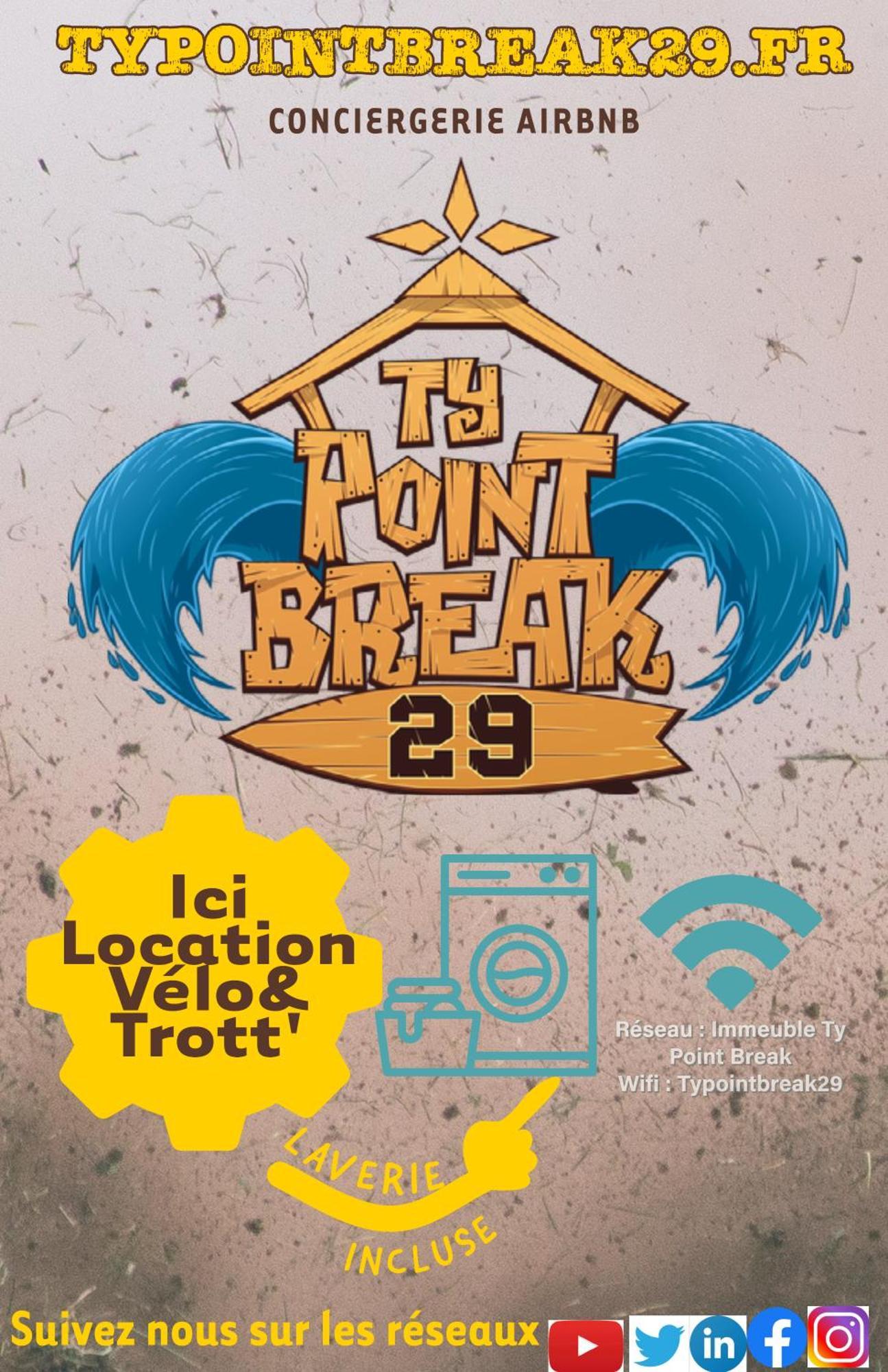 Ty Point Break 29 Apartment Quimper Ngoại thất bức ảnh